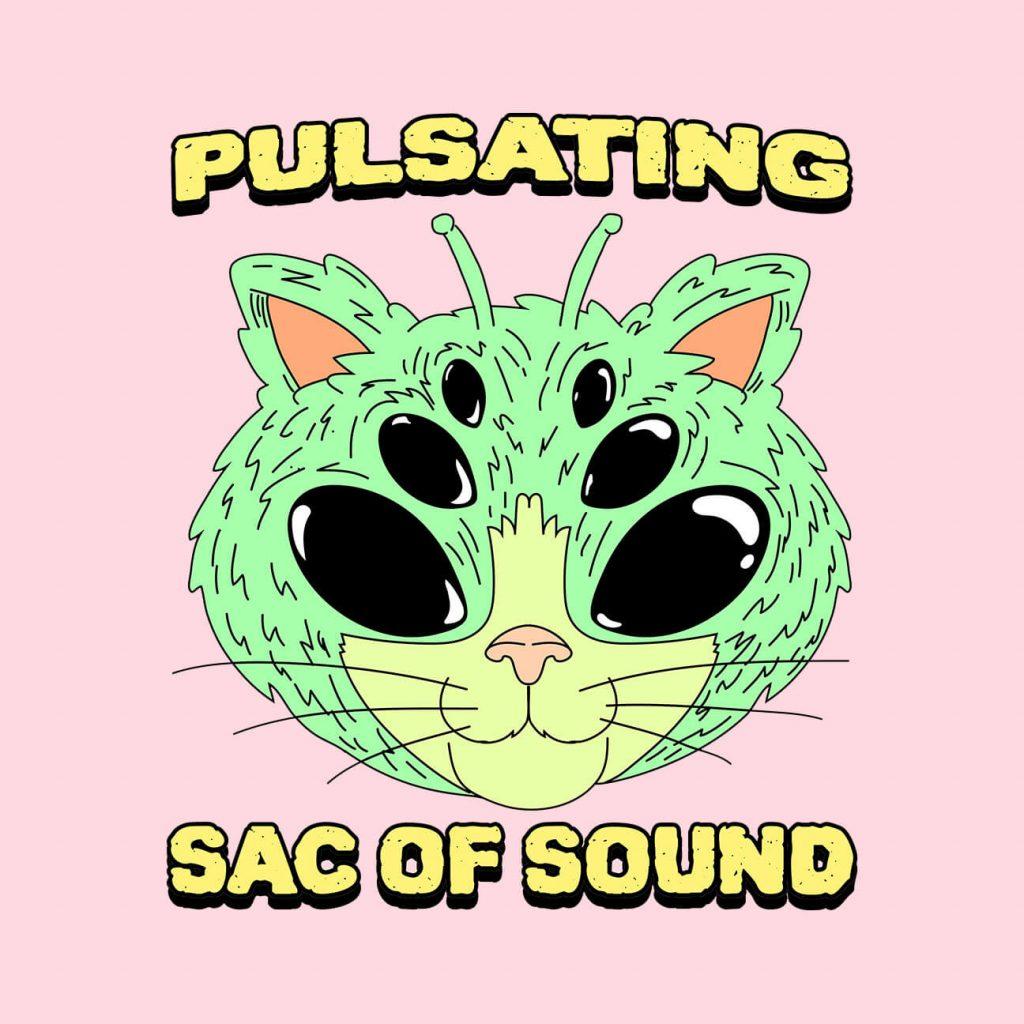The Pulsating Sac Of Sound Logo 2023 - Alien Cat