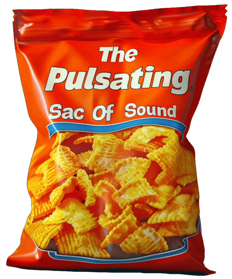 Pulsating Sac of Sound Logo 2024 - Cheesy Chips