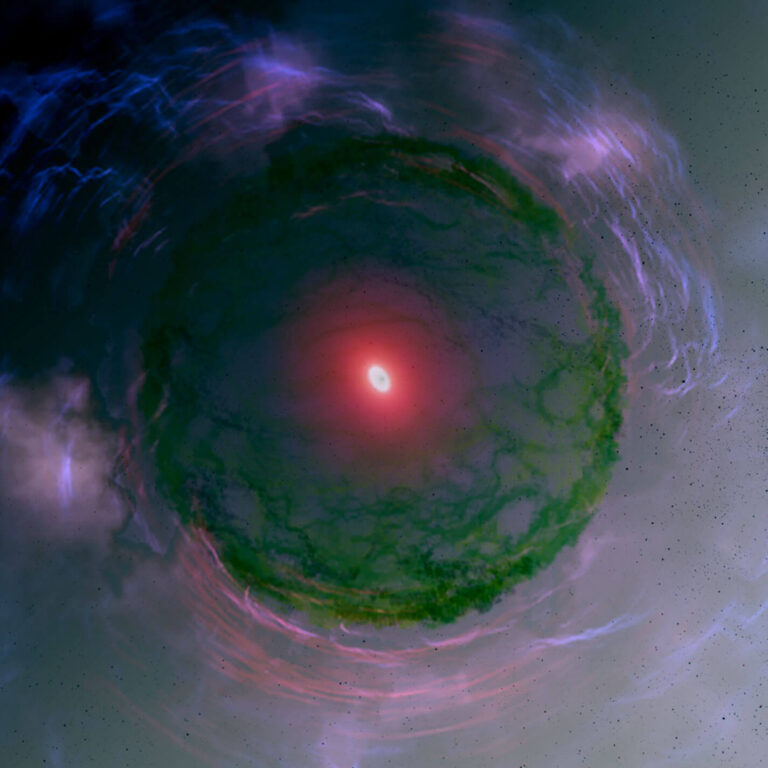 A Dead Universe Inside A Soul-Glittered Ouroboros back