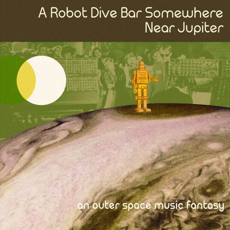A Robot Dive Bar Somewhere Near Jupiter