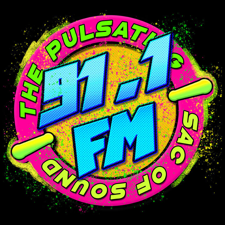 PSOS Logo - 80s Neon Circle