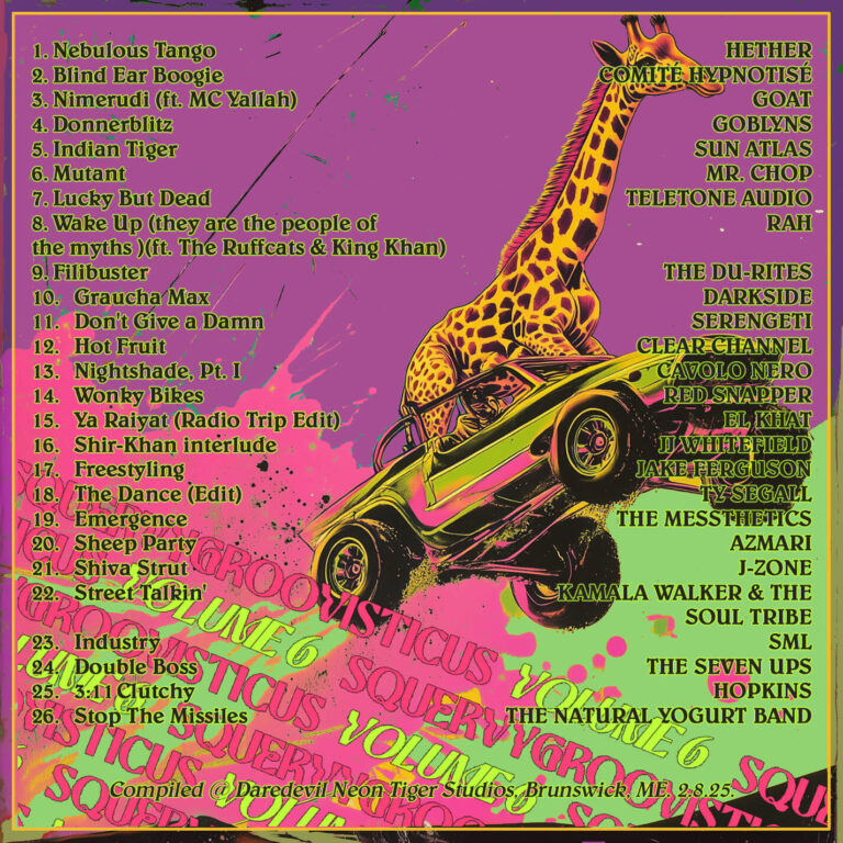 Squervygroovisticus, Vol. 6 back