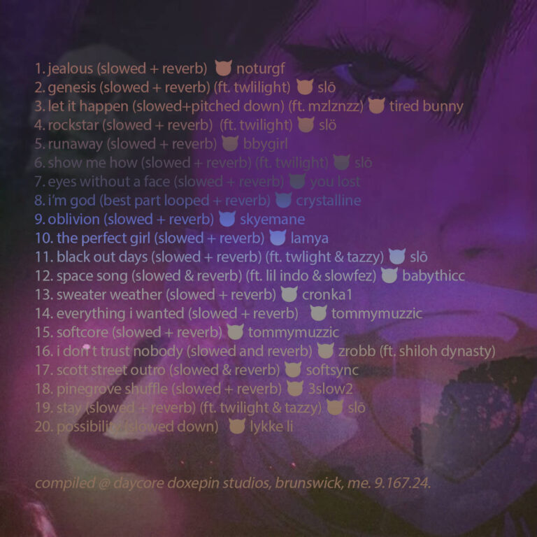 slowed + reverb back