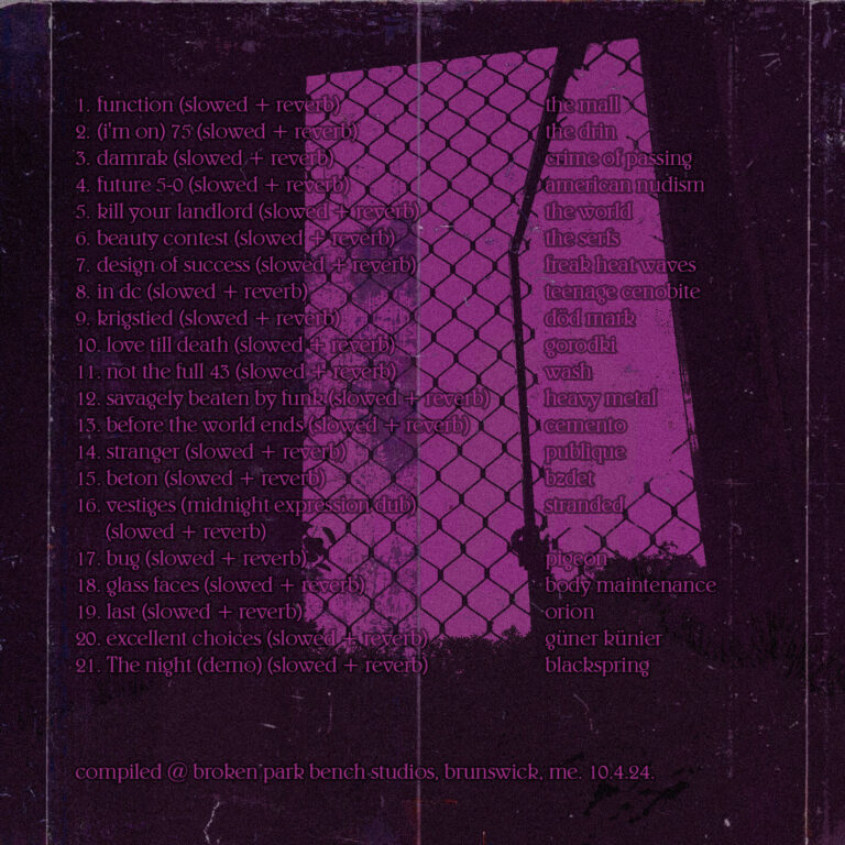 slowed + reverb..after dark back