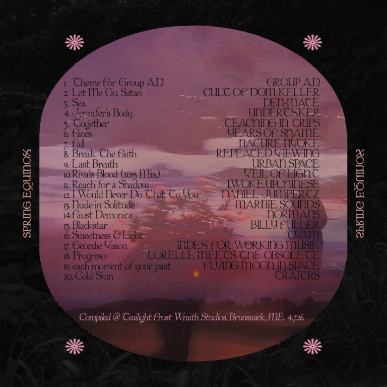 Spring, Dark & Deep 2026 back