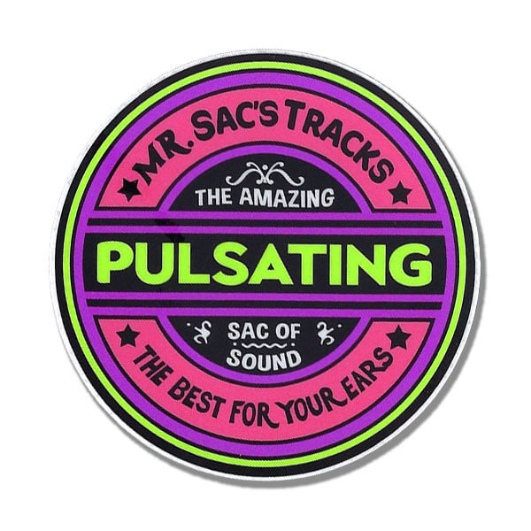 Mr. Sac's Tracks The Best for Your Ears Round Stickers